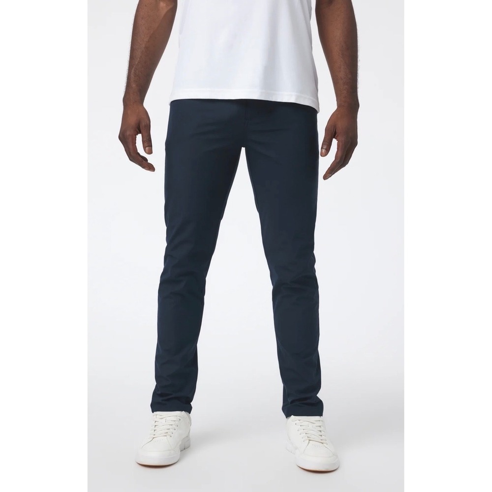 Vuori Meta Pants Mens Size 32 Slim Fit Stretch Navy Golf Techwear Performance